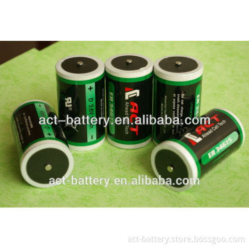 UL approved ER14250/ER14505/ER14505M/ER26500/ER26500M/ER34615/ER34615M 18V Lithium Battery Pack